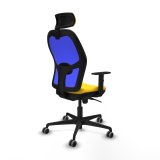 Kontorstol med hovedgrde Piqueras y Crespo 1D036G2 Gul #6