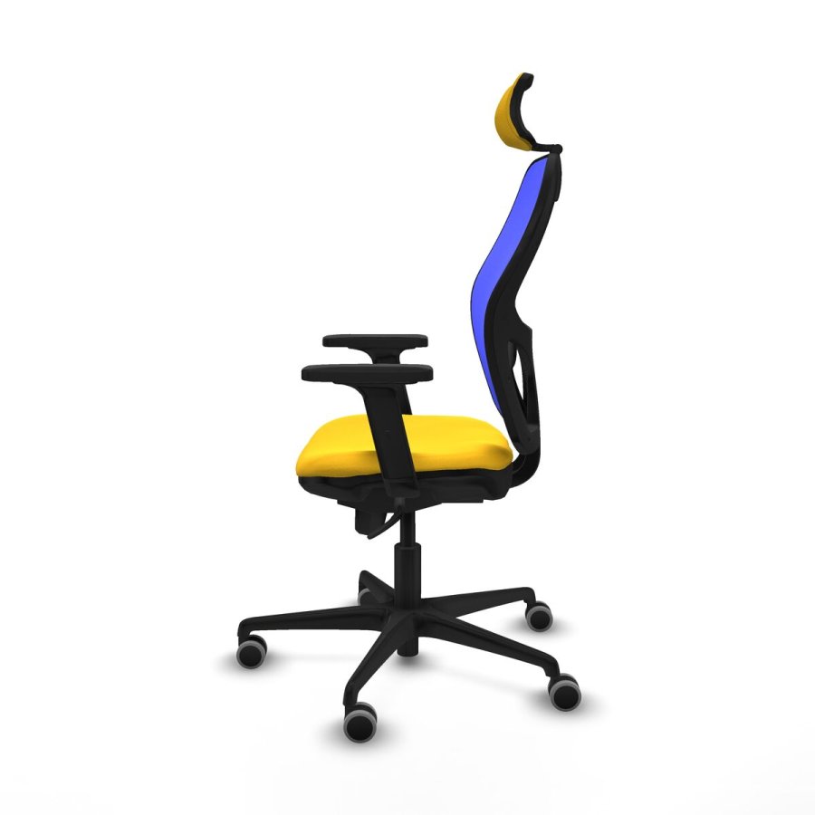 Kontorstol med hovedg�rde Jorquera Piqueras y Crespo 2D036G2 Gul #3