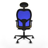 Kontorstol med hovedg�rde Jorquera Piqueras y Crespo 2D036N1 Gul #5