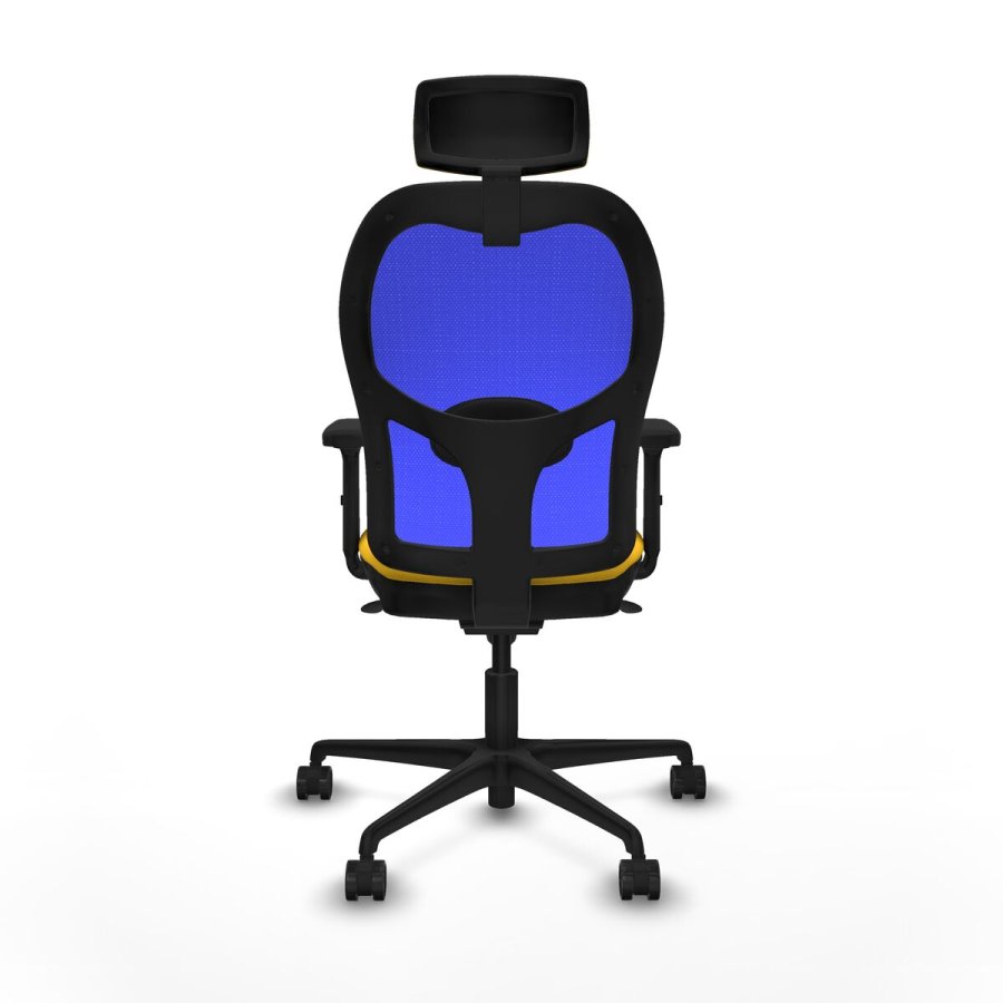 Kontorstol med hovedg�rde Jorquera Piqueras y Crespo 2D036N2 Gul #5