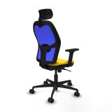 Kontorstol med hovedg�rde Jorquera Piqueras y Crespo 2D036N2 Gul #6