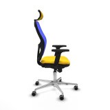 Kontorstol med hovedg�rde Jorquera Piqueras y Crespo 2D086G2 Gul #7