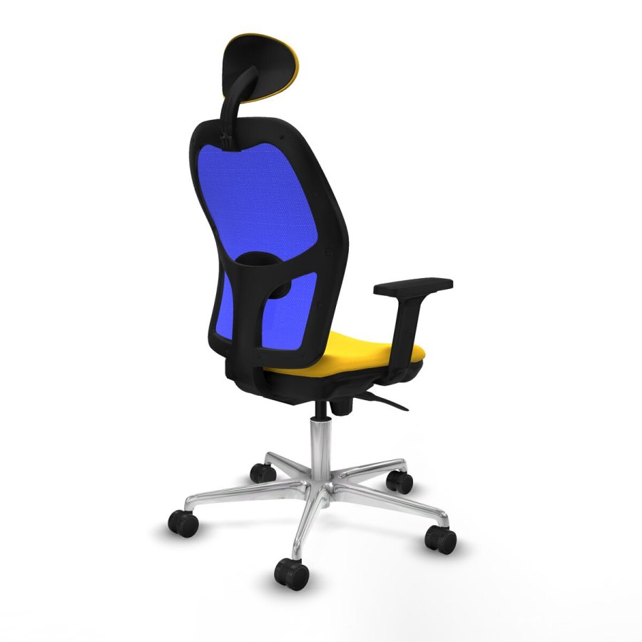 Kontorstol med hovedg�rde Jorquera Piqueras y Crespo 2D086N1 Gul #6