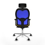 Kontorstol med hovedg�rde Jorquera Piqueras y Crespo 2D086N2 Gul #5