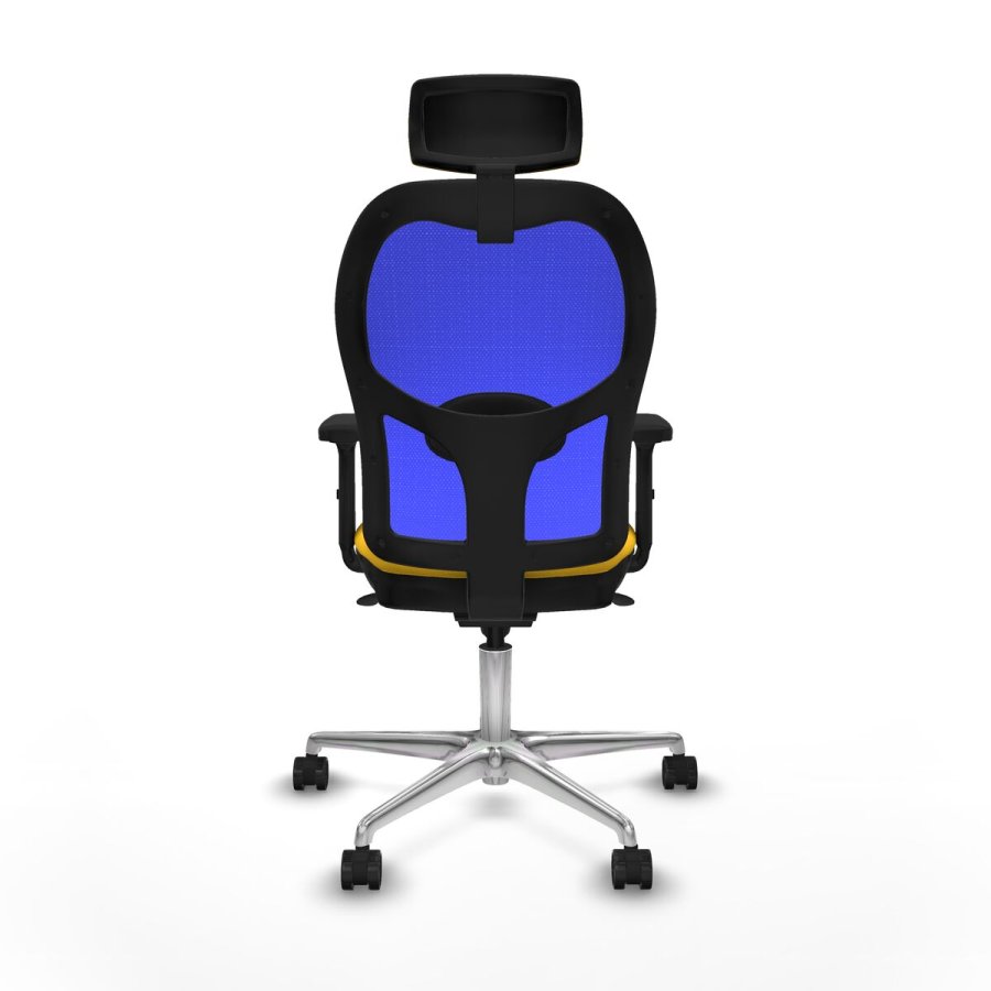 Kontorstol med hovedg�rde Jorquera Piqueras y Crespo 2D086N2 Gul #5