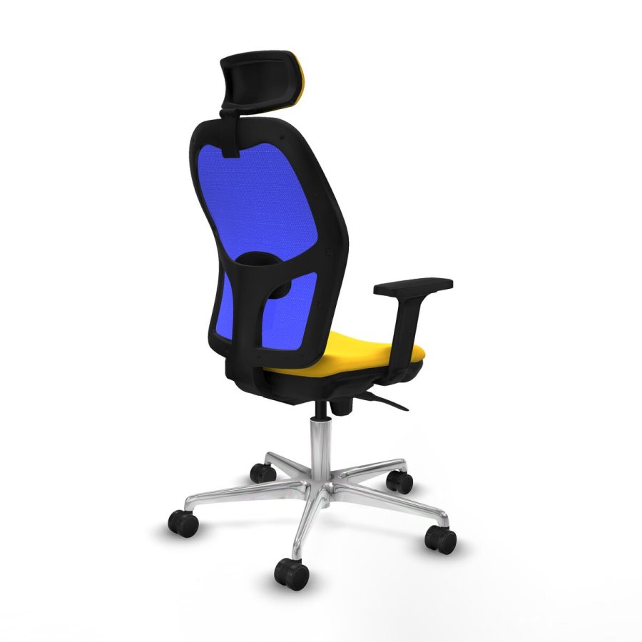 Kontorstol med hovedg�rde Jorquera Piqueras y Crespo 2D086N2 Gul #6