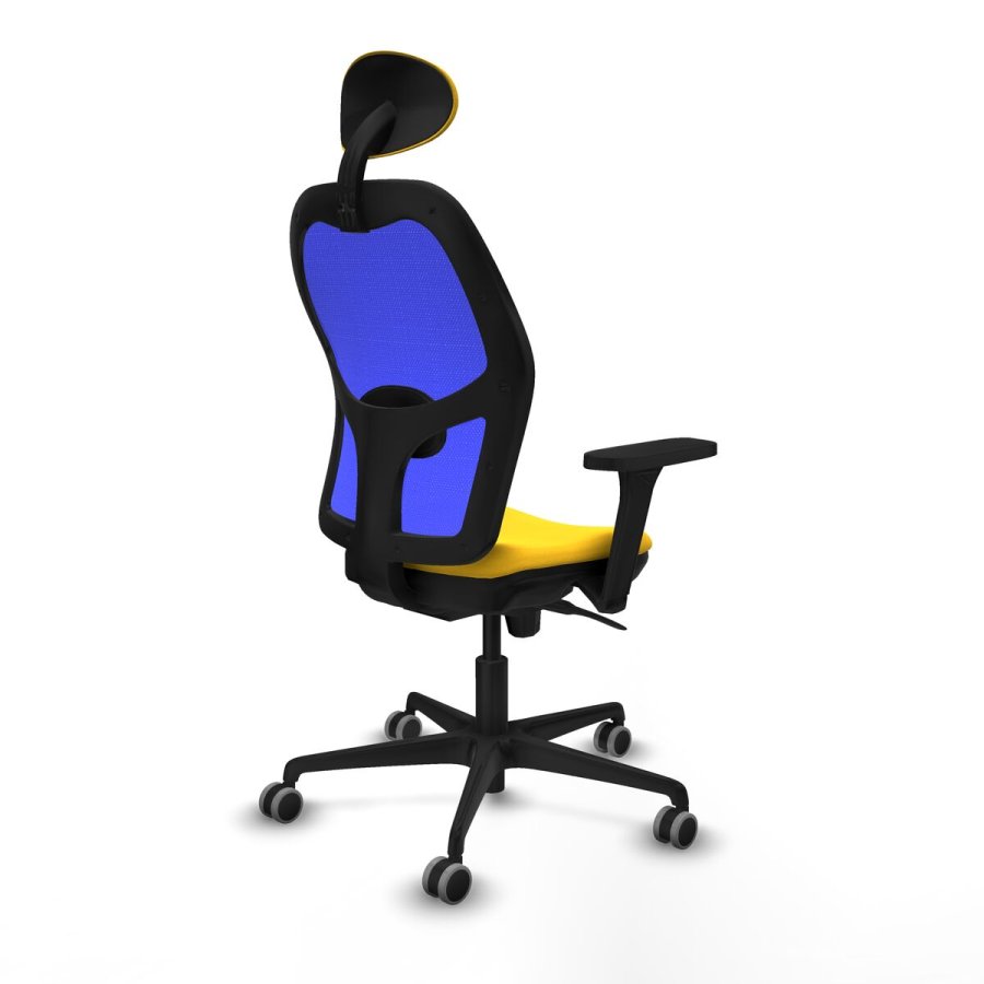 Kontorstol med hovedg�rde Jorquera Piqueras y Crespo 3D036G1 Gul #6