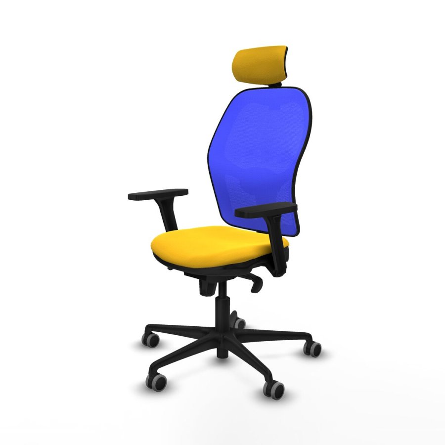 Kontorstol med hovedg�rde Jorquera Piqueras y Crespo 3D036G2 Gul #2