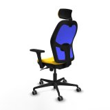 Kontorstol med hovedg�rde Jorquera Piqueras y Crespo 3D036G2 Gul #4