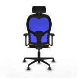 Kontorstol med hovedg�rde Jorquera Piqueras y Crespo 3D036G2 Gul #5