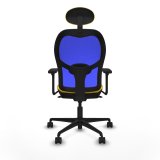 Kontorstol med hovedg�rde Jorquera Piqueras y Crespo 3D036N1 Gul #5