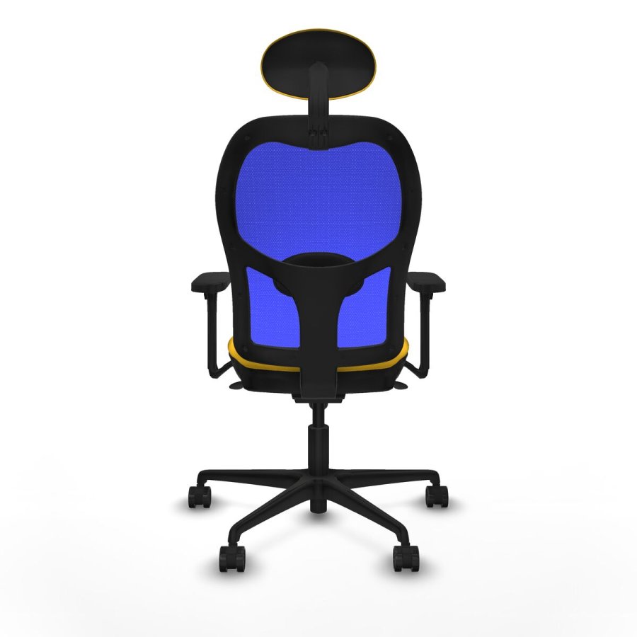 Kontorstol med hovedg�rde Jorquera Piqueras y Crespo 3D036N1 Gul #5