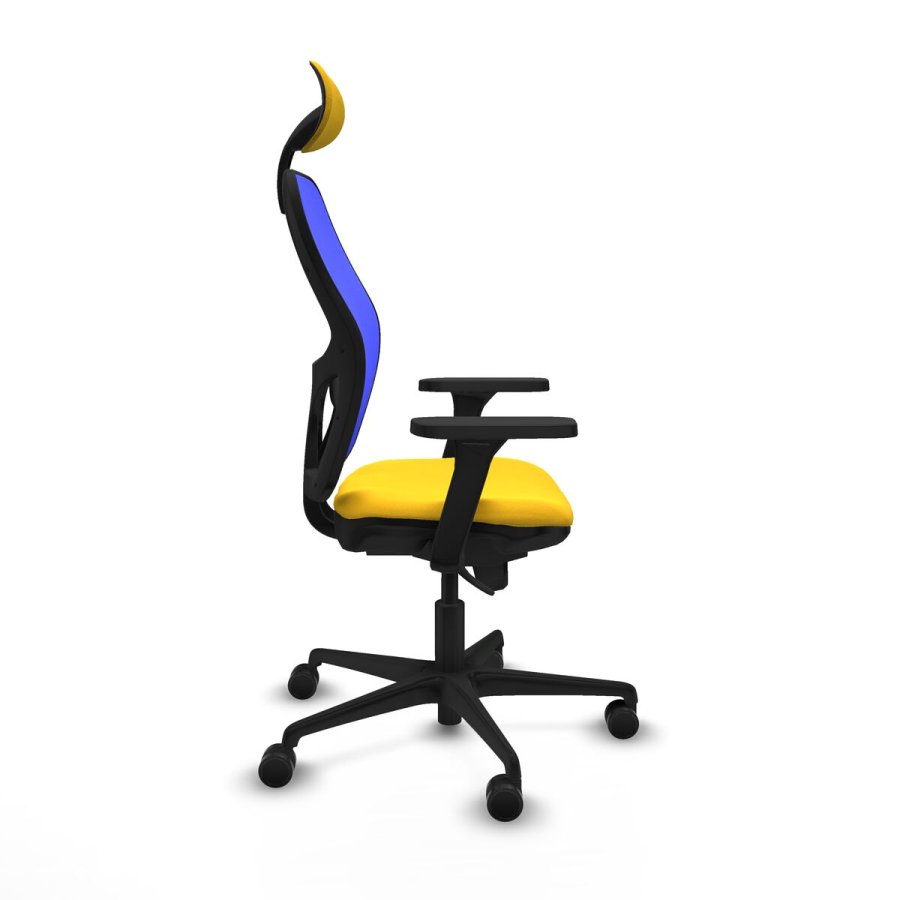 Kontorstol med hovedg�rde Jorquera Piqueras y Crespo 3D036N1 Gul #7