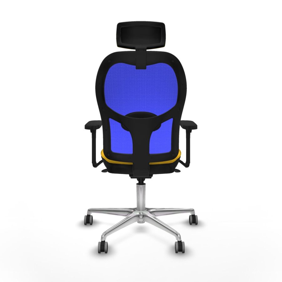 Kontorstol med hovedg�rde Jorquera Piqueras y Crespo 3D086G2 Gul #5