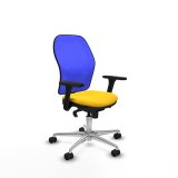 Kontorstol Jorquera Piqueras y Crespo 3D086N0 Gul #1