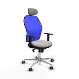 Kontorstol med hovedgrde Piqueras y Crespo 1D086G2 Hvid #1