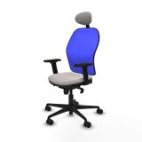 Kontorstol med hovedg�rde Jorquera Piqueras y Crespo 2D036N1 Hvid #2