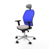 Kontorstol med hovedg�rde Jorquera Piqueras y Crespo 2D086N1 Hvid #2