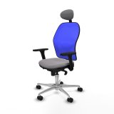 Kontorstol med hovedg�rde Jorquera Piqueras y Crespo 3D086N1 Gr� #2