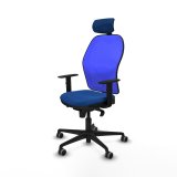 Kontorstol med hovedgrde Piqueras y Crespo 1D036G2 Bl #2