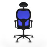 Kontorstol med hovedg�rde Jorquera Piqueras y Crespo 3D036G1 Bl� #5