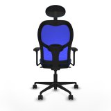 Kontorstol med hovedg�rde Jorquera Piqueras y Crespo 3D036N1 Bl� #5