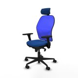 Kontorstol med hovedg�rde Jorquera Piqueras y Crespo 3D036N2 Bl� #2