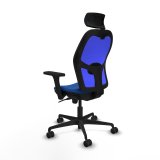 Kontorstol med hovedg�rde Jorquera Piqueras y Crespo 3D036N2 Bl� #4