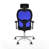 Kontorstol med hovedg�rde Jorquera Piqueras y Crespo 3D086G2 Bl� #5