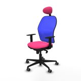 Kontorstol med hovedgrde Jorquera Piqueras y Crespo 1D036G1 Pink #2