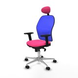 Kontorstol med hovedg�rde Jorquera Piqueras y Crespo 2D086N1 Pink #2