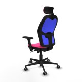 Kontorstol med hovedg�rde Jorquera Piqueras y Crespo 3D036G2 Pink #4