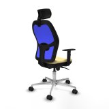 Kontorstol med hovedgrde Piqueras y Crespo 1D086N2 Fldefarvet #6