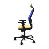 Kontorstol med hovedg�rde Jorquera Piqueras y Crespo 2D036N1 Fl�defarvet #3