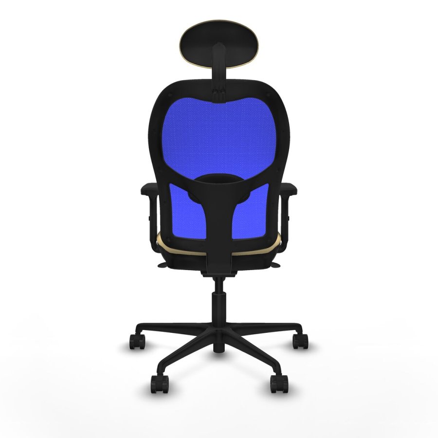 Kontorstol med hovedg�rde Jorquera Piqueras y Crespo 2D036N1 Fl�defarvet #5