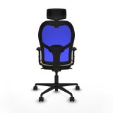 Kontorstol med hovedg�rde Jorquera Piqueras y Crespo 2D036N2 Fl�defarvet #5