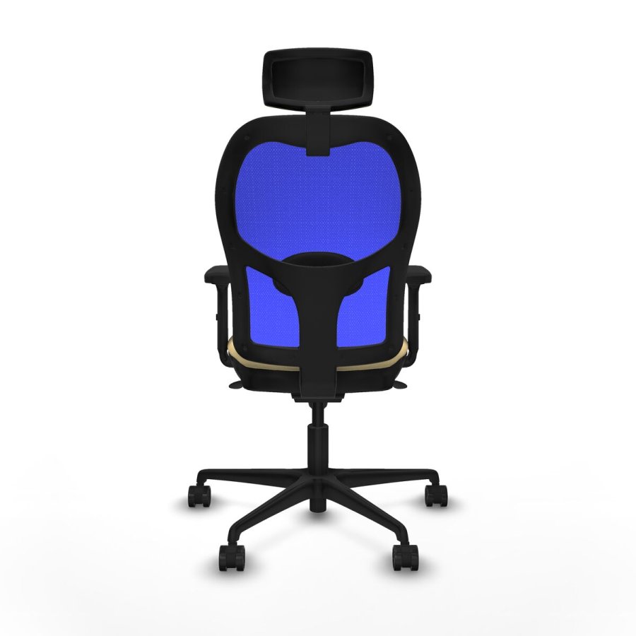 Kontorstol med hovedg�rde Jorquera Piqueras y Crespo 2D036N2 Fl�defarvet #5