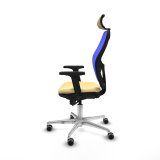 Kontorstol med hovedg�rde Jorquera Piqueras y Crespo 2D086G2 Fl�defarvet #3