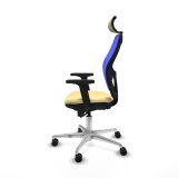 Kontorstol med hovedg�rde Jorquera Piqueras y Crespo 2D086N2 Fl�defarvet #3