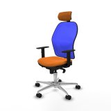 Kontorstol med hovedgrde Piqueras y Crespo 1D086N2 Orange #2