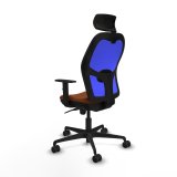 Kontorstol med hovedgrde Piqueras y Crespo 1D036N2 Bl Brun #4