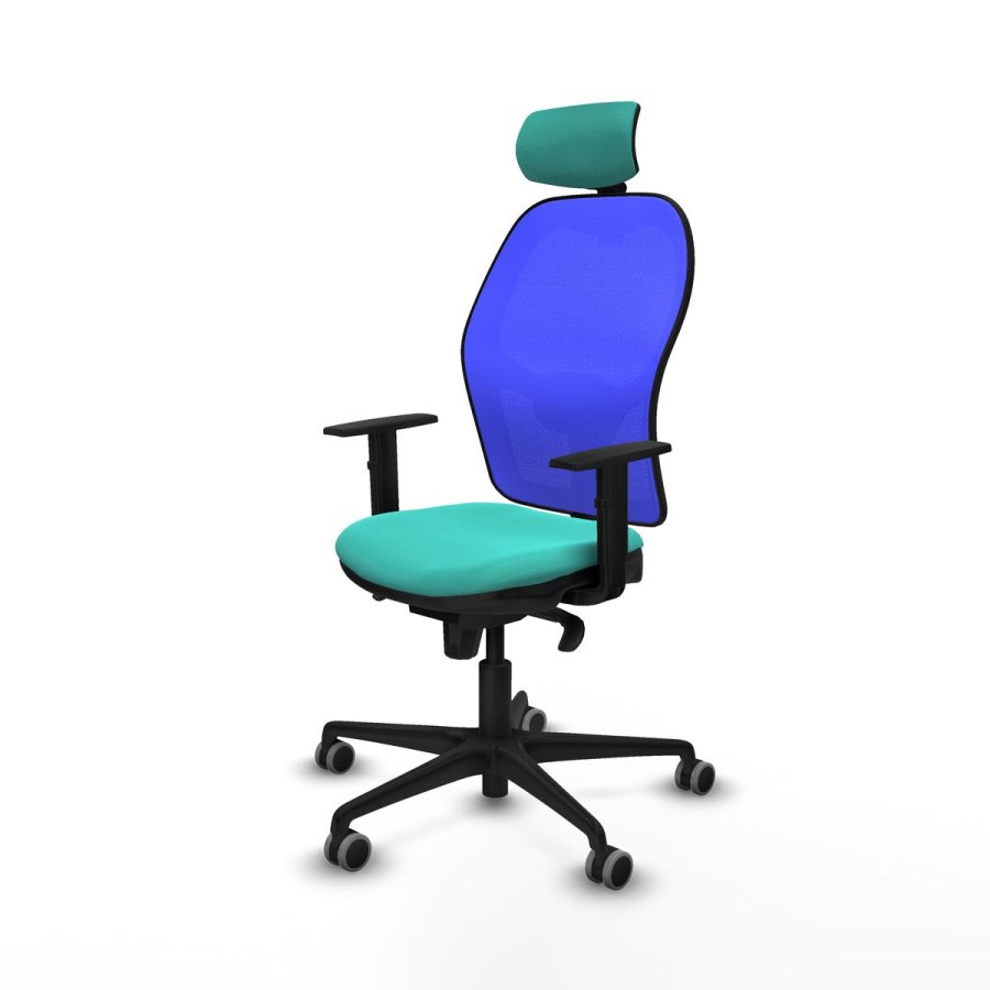 Kontorstol med hovedgrde Piqueras y Crespo 1D036G2 Turkisbl #2