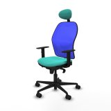 Kontorstol med hovedgrde Jorquera Piqueras y Crespo 1D036N1 Turkisbl #2