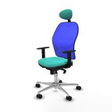 Kontorstol med hovedgrde Jorquera Piqueras y Crespo 1D086N1 Turkisbl #2