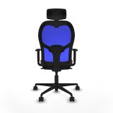 Kontorstol med hovedgrde Piqueras y Crespo 1D036N2 Bl Mrkebrun #5