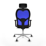 Kontorstol med hovedgrde Piqueras y Crespo 1D086G2 Bl Mrkebrun #5