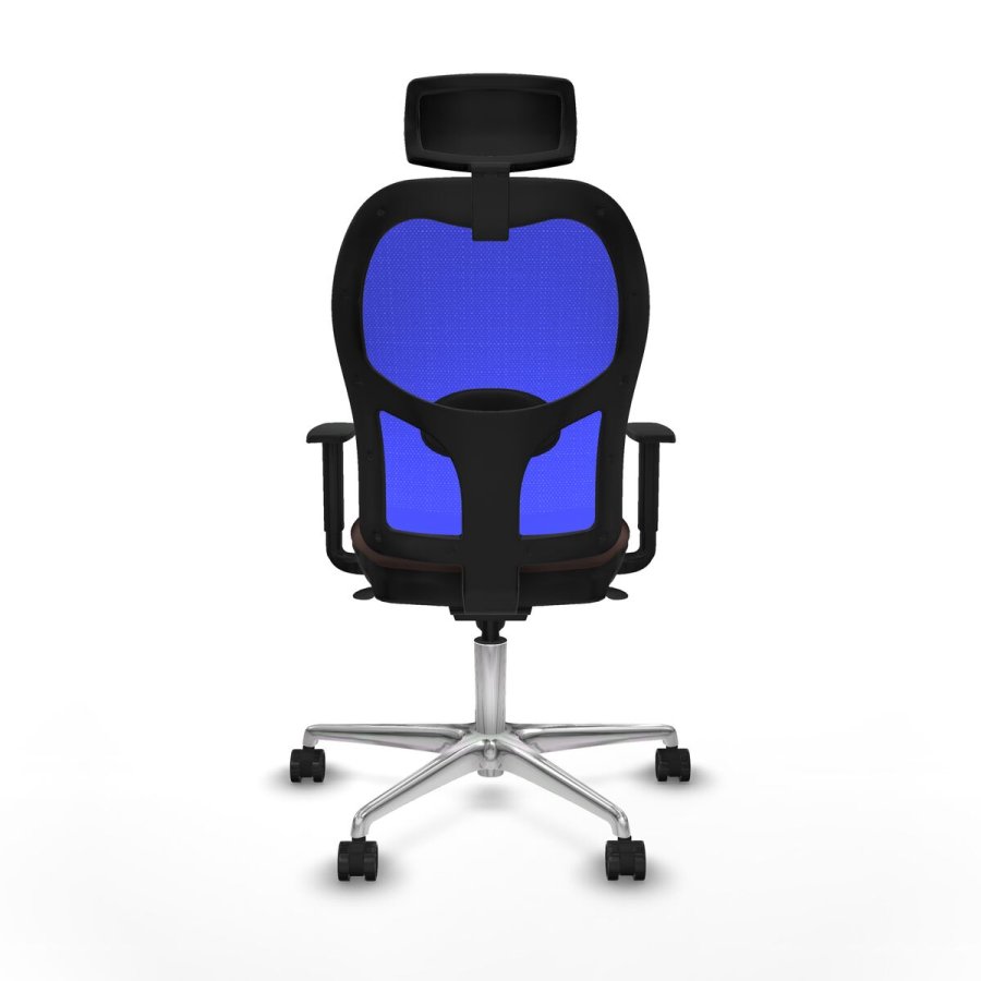 Kontorstol med hovedgrde Piqueras y Crespo 1D086N2 Bl Mrkebrun #5