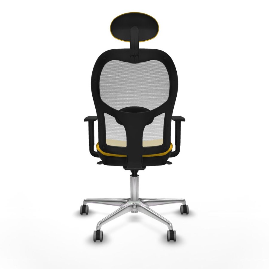 Kontorstol med hovedgrde Jorquera Piqueras y Crespo 1D086G1 Gul #5