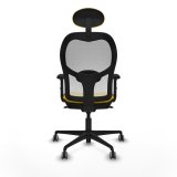 Kontorstol med hovedgrde Piqueras y Crespo 2D036G1 Gul #5