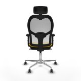 Kontorstol med hovedgrde Piqueras y Crespo 2D086G2 Gul #5